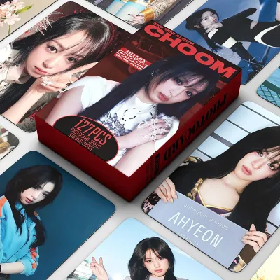 127pcs/box BABYMONSTER AHYEON Photocard CHOOM Album LOMO Card Sticker KPOP Collection Card