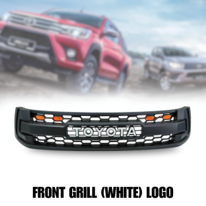GECA TOYOTA HILUX REVO 2016 GR GRILL WITH LED LIGHT (BLACK/RED)(BLACK/WHITE)