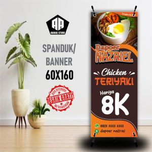 Cetak Banner Cetak Spanduk Kedai Takoyaki & Chiken Teriyaki BISA REQUEST