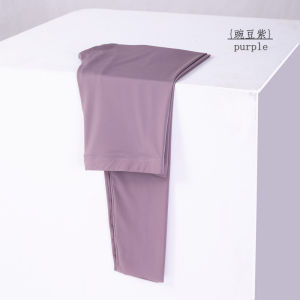 Yoga Pants Ultra-thin and Breathable Womens Mid-waist Shaping Capri Pants Elastic Sports Capri Pants