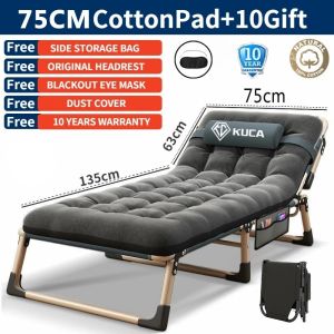 【SG Local Seller 】Upgrade 200cm Foldable Single Sofa Bed With Mattress Folding Lazy Sleeping Army Chair Portable Camping