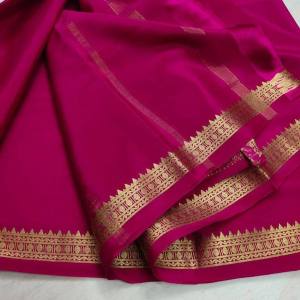 [Pre Order] Mysore Silk Saree ~ Delivery Lead Time : 10 days