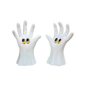MNTT 2pcs Handicraft Ghost Hands Sculpture Halloween Themed Model Halloween Ghost Hand Figurines Novelty Display Ghost Hand Halloween Decoration Computer Ornament
