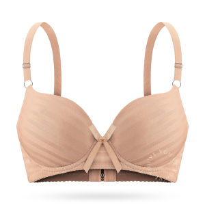 You’ve ( YouHave ) BH Bra Wanita Busa Tipis Bra Kawat Motif Garis Beha Wanita 100135