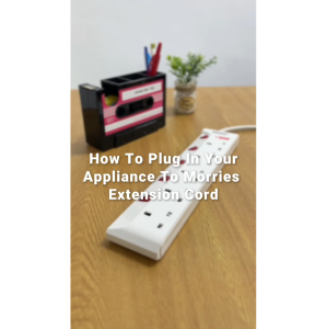 Morries 3M 6 Way Extension CordMS3266 (With Surge)