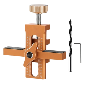 KAKA 2 in 1 Cabinet Door Installation Positioner Adjustable Quick Positioning Rebounder Punched Mounting Jig Practical Save Labor Cabinet Door Panel Installation Jig For Installing Cabinets