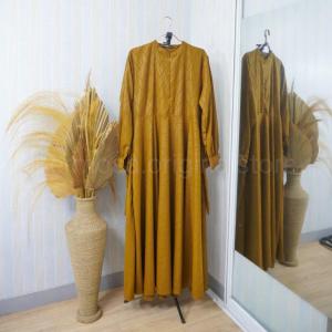 Hermosa - Gamis Embos Motif Daun Padi Wolfis Premium Umbrella 4m | Gamis Hermosa