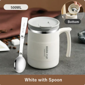 Tumbler Mug Coffee MUG STENLIST 304 ANTI KARAT+ SENDOK