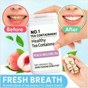 Mouthful Tea Leaves Small Good Taste Oral Care Products Tea Containing Tablets Compact Concentration
