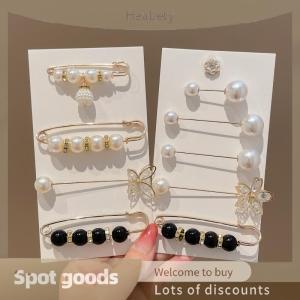 Heabety Fashion Korean Style Fashion Anti-glare Buckle Brooch Fixed Clothes Trouser Waist Change Small Waist Buckle Multi-piece Brooch Pin