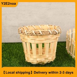 【Local shipping】 2Pcs Lamp Shade Light Cover Shades Chandelier Drum Woven Cage Bulbceiling Rattan Pendanttable Wicker Lamps Cottage Country