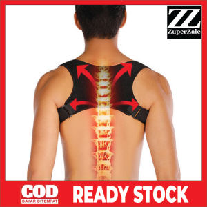 Posture Corrector Penegak Penyangga Punggung Bungkuk Korektor Postur Punggung Bahu Back Support Shoulder ZuperZale