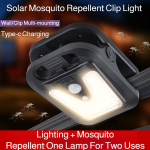 Smart Clip Lights Outdoor Garden Lights Upgrade Solar Wall Lights Patio Clip Lights