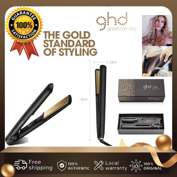 GHD V Gold Hair Straightener Classic Hair Straightener Straight Hair  Straightener Curling Iron Curling Machine Lazada PH - Main Image