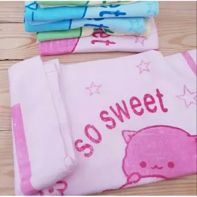 BIG SALE !!!! HANDUK BAYI SABLON IVORI 110X60 HANDUK BAYI MURAH BERKUALITAS LEMBUT DAN HALUS