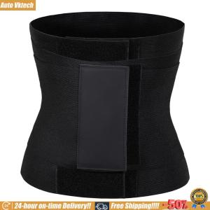 [Auto Vktech] Slimming Belt Breathable Weight Loss Sport Flat Belly Sheath Comfortable Abdominal Workout Girdle for Women for Fitness Training