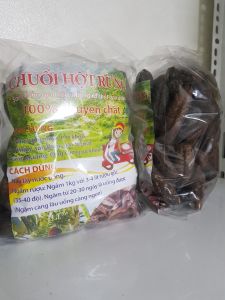 Chuối mật rừng (combo 2kg) chuối hột rừng chín cây sấy khô ngâm ngọt và rất thơm tốt cho người đau lưng sỏi thận sinh lý yếu HN