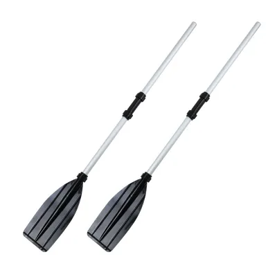 Hai Mái chèo thuyền câu cá thuyền bơm hơi mái chèo thuyền kayak mái chèo thuyền sup. Một Cặp Mái Chèo Hợp Kim Nhôm 128CM