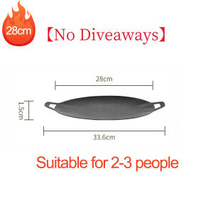 BBQ Grilling Pan Non-stick Oil Frying Baking Pan Outdoor Camping Kitchen Bakeware