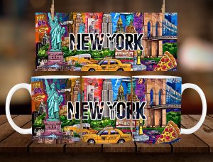 New York Souvenir Mug 11oz with Gift Box – Ceramic Coffee Mug | Travel Souvenir Gift
