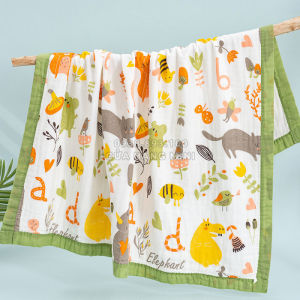 【COMBO 5 KHĂN】 Combo 5 Khăn Xô Sữa 6 Lớp Sợi Tre Đa Năng Cho Bé