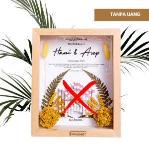 Bingkai Mahar Uang 10R  / Mahar Pernikahan / Frame Mahar 3D Pop Up