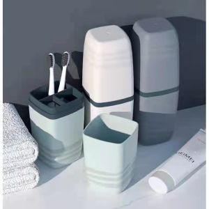 MUltipurpose Portable Travel Toothbrush Cup Toothbrush Toothpaste Holder Storage Organizer With