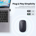 UGREEN Wireless Mice Computer Mouse for Laptop Silent Buttons 2.4G 250Hz with USB Mini Receiver, 1600 DPI 4000 DPI Optical Tracking Ambidextrous. 