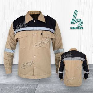 Katelpak Wearpack / Katelpak Safety Skotlet / Atasan Kemeja Kerja / Atasan Katelpak Panjang / Kemeja Katelpak Kombinasi