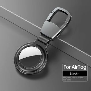 For Apple air tag Tracker Case Airtag Positioning Anti-Loss Alarm Device Magnetic Key Chain Aluminium Housing