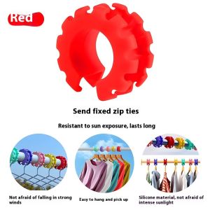 PaulWeekend Anti-Wind Clothespin สำหรับระเบียงวัสดุ ABS คงทานใช้งานง่ายและติดตั้ง