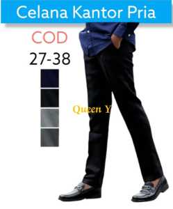 BELI 1 GRATIS 1 Celana ankle Pants Celana Kantor Formal Pria Celana Chino Slimfit Adem Tidak Mudah Kusut Kualitas Premium