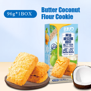 30pcs/box Avocado Chia Seed Soda Biscuits  Snacks No Sucrose Low Carb Healthy Keto Crackers