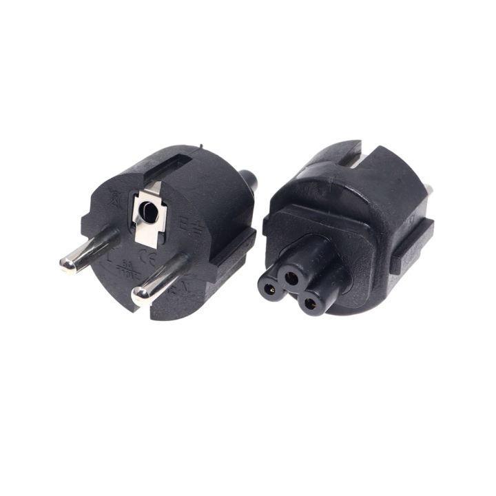 European CEE7/7 Schuko 2 Round Pins To IEC 320 C5 Receptacle Power Plug ...