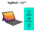 Logitech Combo Touch Keyboard Case Backlit untuk iPad Air. 