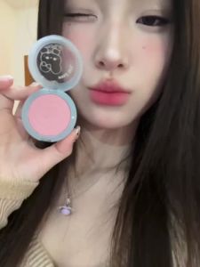 JILL LEEN单色柔雾腮红 Soft Mist Blush Matte Natural Brightening Contour Highlighter Purple Peach Makeup🎋0928