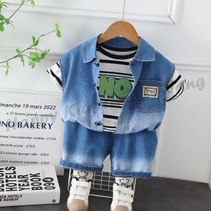 SETELAN BAJU ROMPI ANAK LAKI-LAKI TERBARU / SET BAJU LENGAN PENDEK ANAK COWOK KEKINIAN / SETELAN ANAK LAKI-LAKI BERKUALITAS