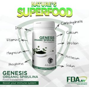 GENESIS Organic Spirulina recommended by Dr Joseph Lee (150 tablets) 250grams per tablet