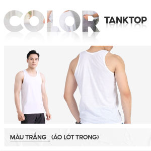 Áo thun ba lỗ nam ARISTINO áo tanktop nam sát nách trắng trơn kiểu lót trong sơ mi 100% cotton thoáng mát thấm hút co giãn tốt - AC21