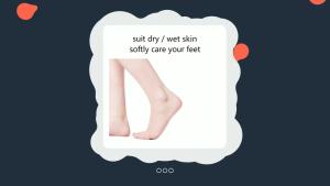 MEET Foot File/RaspExfoliator Pedi Tool Foot Callus Remover Scrubber for Dead SkinCorn and Hard Skin - Pumice Stone for Cracked FeetHeels Elbows Hands in Shower