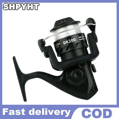 SHPYHT Máy câu cá có thể gập lại với dây câu 100m Máy câu cá siêu nhẹ cầm tay tỷ lệ 5.1:1 bánh răng