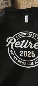 Casual Original Retired Ly  Sarcastic Retirement T-Shirt Funny Retiree Tee