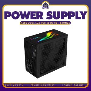 PSU AEROCOOL LUX RGB 550W 80+ BRONZE