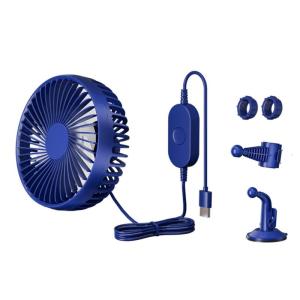 Multiple Position USB Fan With Suction Base Chair Clamp 3 Wind Speeds Quiet Cooling Solution For Automotive Indoor Use