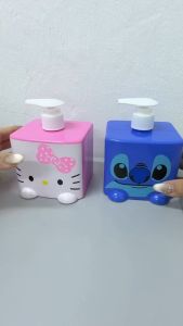 💖In Stocks💖400ml Cute Cartoon Hand Soap Dispenser Bottle Refillable Pump Shampoo Lotion Container for Kids Bathroom Sink