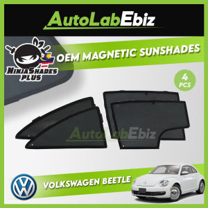 Volkswagen Beetle 2017 NinjaShades Plus OEM Magnetic Car Sunshades (4pcs/set)