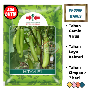 Benih Bibit Biji Terong Hijau HITAVI F1 400 butir dari Cap Panah Merah