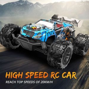 BENYTRO 2.4G 2.4G Alloy RC Car Alloy Plastic 20KM/H Remote Control Racing Cars Hobbies Off-Road Rock Crawler Toy Gift