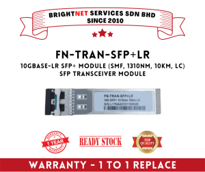 FN-TRAN-SFP+LR 10GBASE-LR SFP+ Module SMF 1310nm 10km LC Singlemode Fiber Transceiver Module