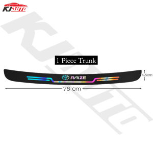 【 Monthly Sales 10000+ 】2024 New Toyota Raize Car Laser Sill Sticker Car Door Threshold Strip Anti Scratch Waterproof Rainbow Car Door Protector